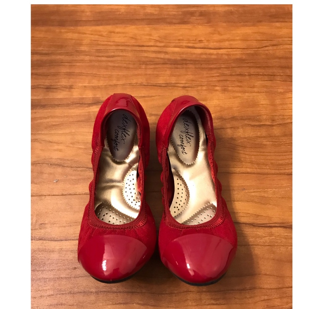 Dexflex Comfort Red Ballet Flats